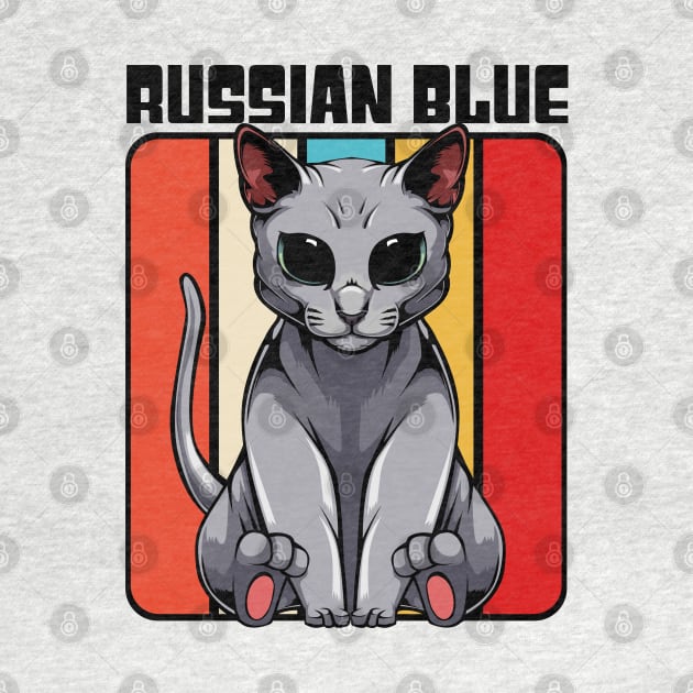 Russian Blue Cat by Lumio Gifts